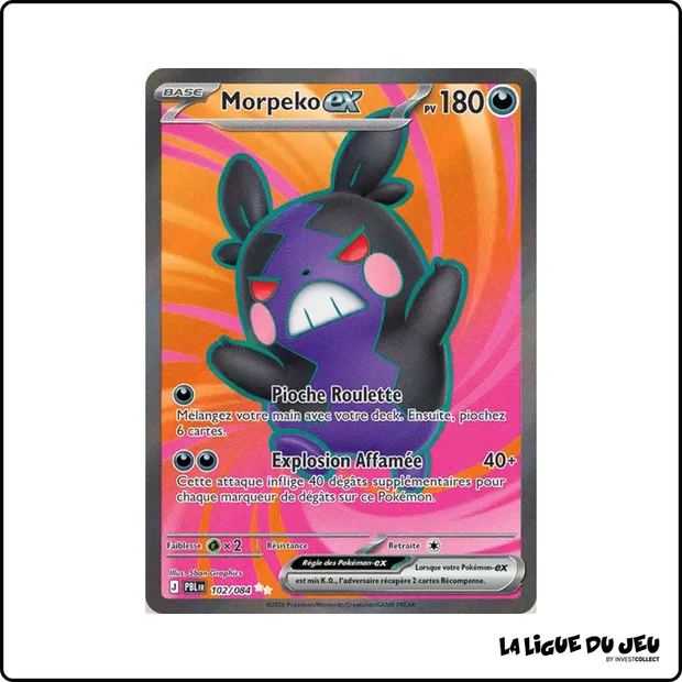 Ultra - Pokemon - Nuit Noire - Morpeko ex 102/84