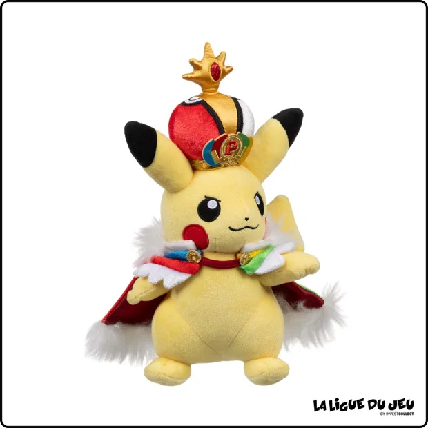 Peluche Pokemon - Pokemon Center - World Championships San Francisco 2026 - Crown Pikachu - Scellé