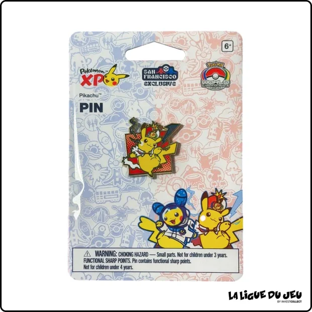 Pin's Pokemon - Pokemon Center - World Championships San Francisco 2026 - Crown Pikachu's's Pin - Scellé