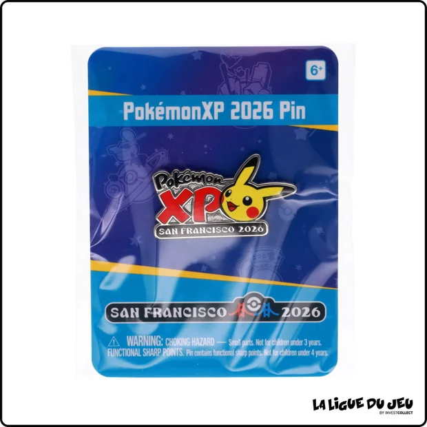 Pin's Pokemon - Pokemon Center - World Championships San Francisco 2026 - Pokémon XP Pin - Scellé