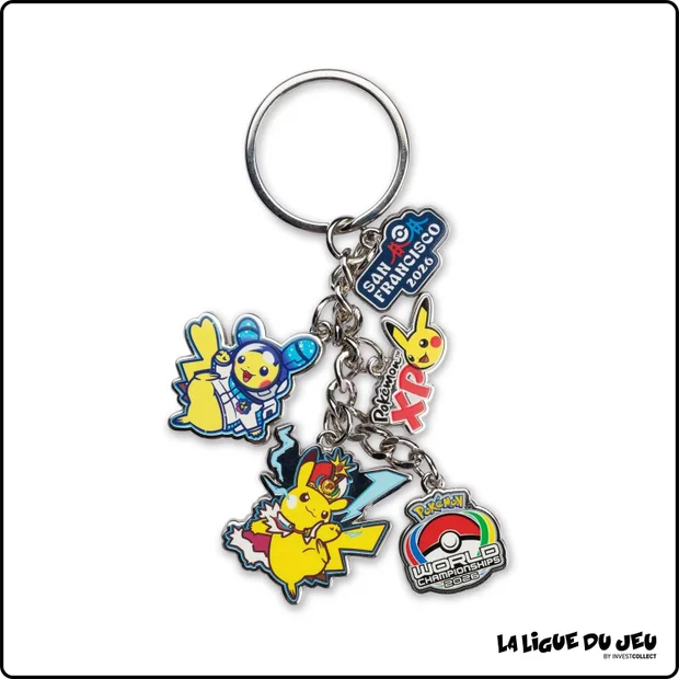 Porte-Clés Pokemon - Pokemon Center - World Championships San Francisco 2026 - Pokemon XP Key Chain - Scellé