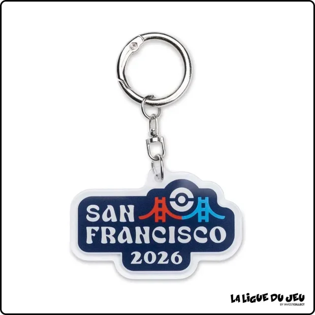 Porte-Clés Pokemon - Pokemon Center - World Championships San Francisco 2026 - Scellé