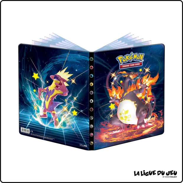Portfolio - Pokemon - Album de rangement - Destinées Radieuses - EB4.5 - Dracaufeu VMAX & Salarsen - 180 cases