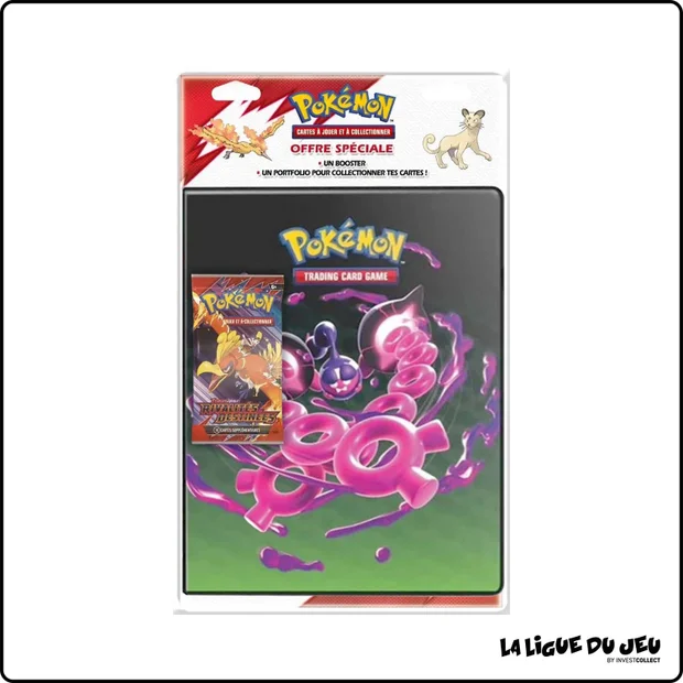 Portfolio - Pokemon - Album de rangement - Pêchaminus + 1 Booster Rivalités Destinées - EV10 - 180 cases