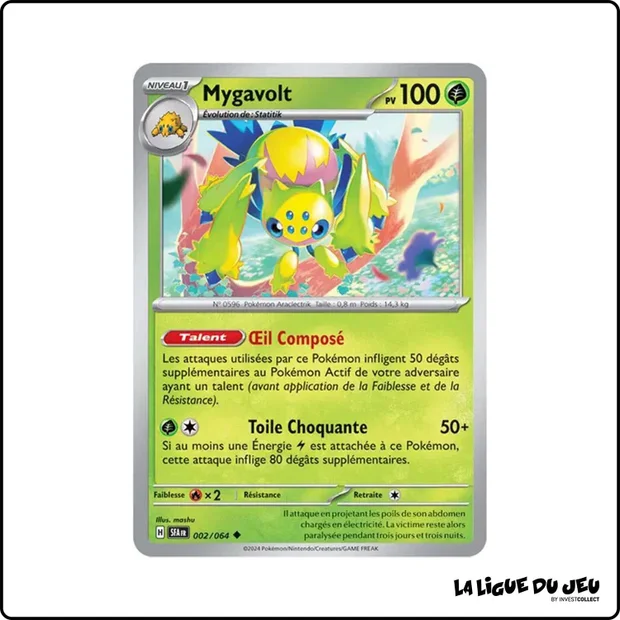 Peu commune - Pokemon - Fable Nébuleuse - Mygavolt 2/64