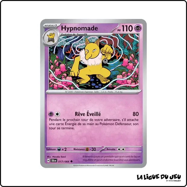 Peu commune - Pokemon - Fable Nébuleuse - Hypnomade 17/64