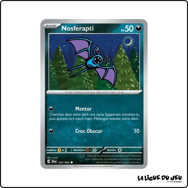 Commune - Pokemon - Fable Nébuleuse - Nosferapti 27/64