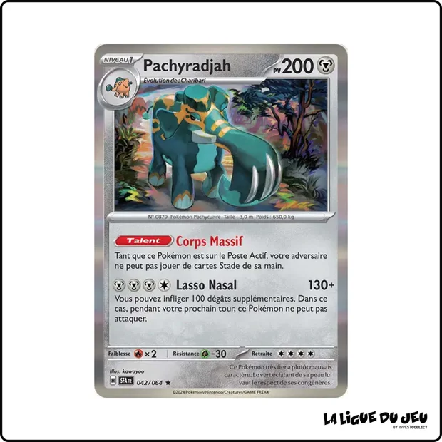 Holo - Pokemon - Fable Nébuleuse - Pachyradjah 42/64