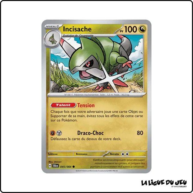 Commune - Pokemon - Fable Nébuleuse - Incisache 45/64