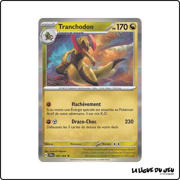 Holo - Pokemon - Fable Nébuleuse - Tranchodon 46/64