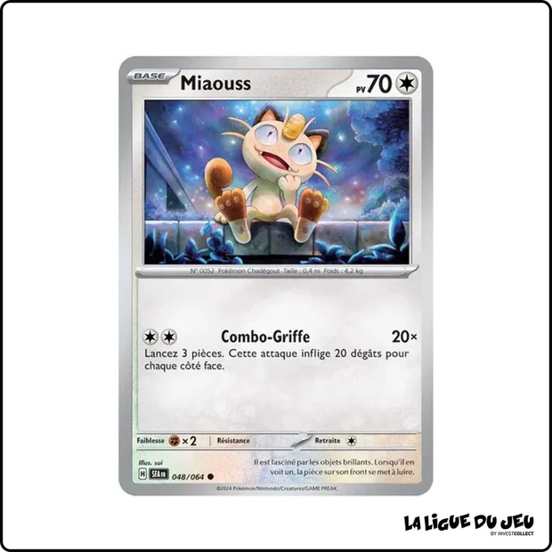 Commune - Pokemon - Fable Nébuleuse - Miaouss 48/64