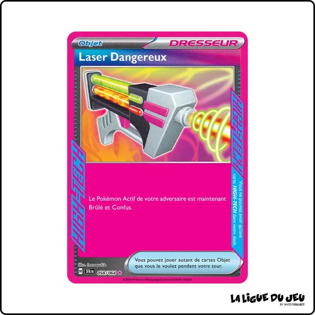 High-Tech - Pokemon - Fable Nébuleuse - Laser Dangereux 58/64