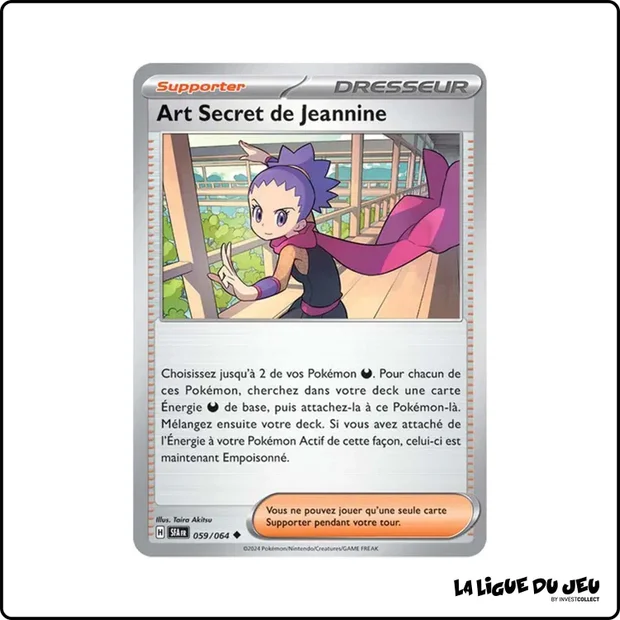 Peu commune - Pokemon - Fable Nébuleuse - Art Secret de Jeannine 59/64