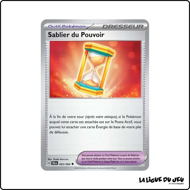 Peu commune - Pokemon - Fable Nébuleuse - Sablier du Pouvoir 63/64