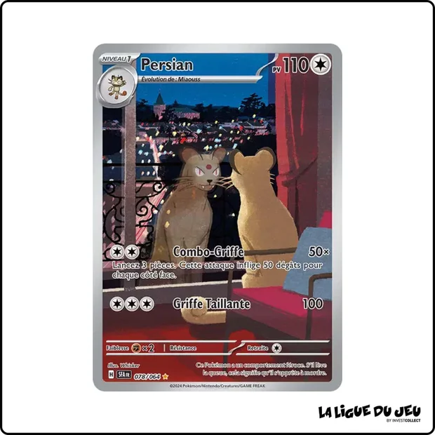 IR - Pokemon - Fable Nébuleuse - Persian 78/64