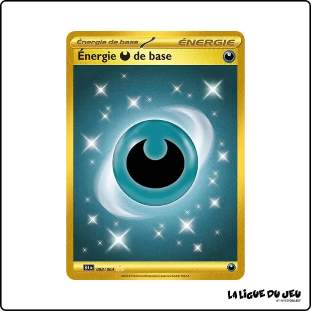 Secrete - Pokemon - Fable Nébuleuse - Énergie Obscurité de base 98/64