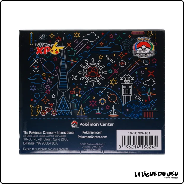 Set de Dés Pokemon - Pokemon Center - World Championships San Francisco 2026 - Golden Gate Theme - Scellé