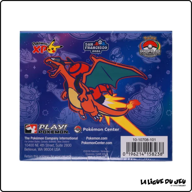Set de Dés Pokemon - Pokemon Center - World Championships San Francisco 2026 - Space Pikachu - Scellé