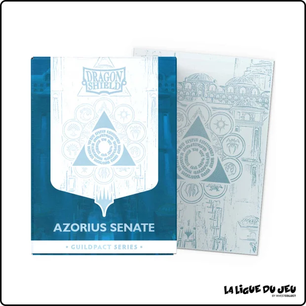 Sleeve - Dragon Shield - Protèges Cartes Matte - Format Standard - Azorius Senate - par 100