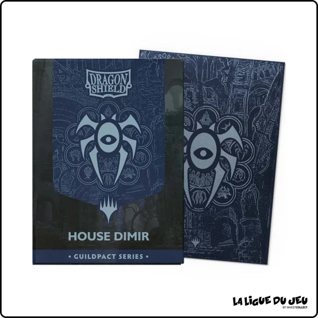 Sleeve - Dragon Shield - Protèges Cartes Matte - Format Standard - House Dimir - par 100