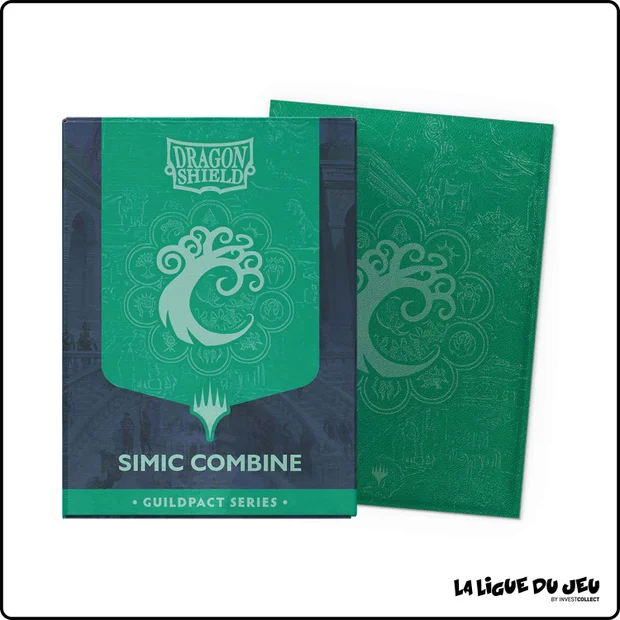 Sleeve - Dragon Shield - Protèges Cartes Matte - Format Standard - Simic Combine - par 100