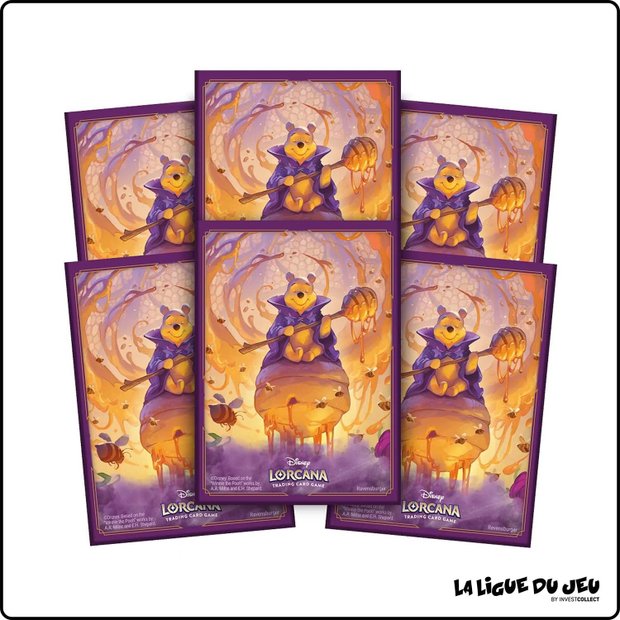 Sleeve - Lorcana - Protèges Cartes - Format Standard - Winnie the Pooh- par 65