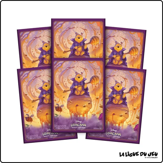 Sleeve - Lorcana - Protèges Cartes - Format Standard - Winnie the Pooh- par 65