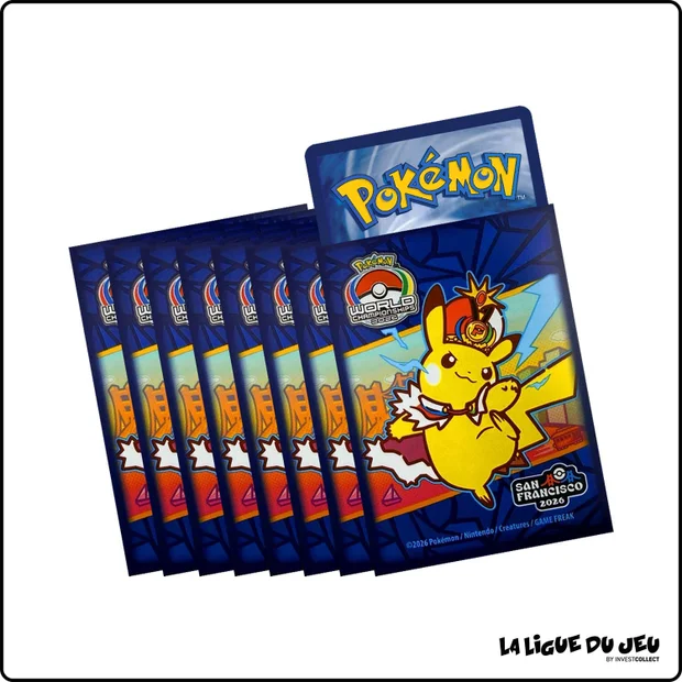Sleeve - Play! Pokemon - World Championships San Francisco 2026 Competitor - Scellé - par 65