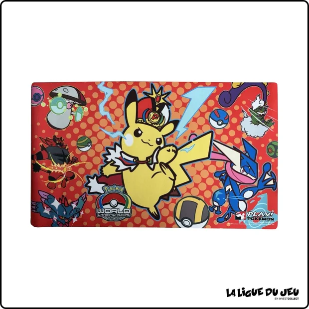 Tapis - Pokemon Center - World Championships San Francisco 2026 - Crown Pikachu - Playmat - Scellé