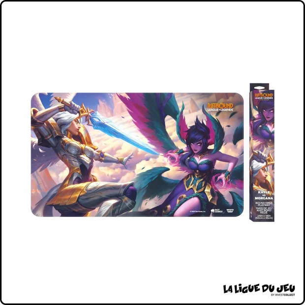 Tapis - Riftbound - Playmat - Set 4 : Vendetta - Kayle VS Morgana