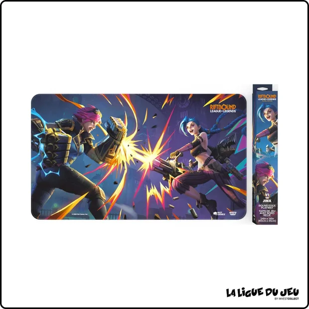Tapis - Riftbound - Playmat - Set 4 : Vendetta - Vi VS Jinx