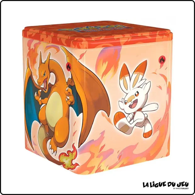 Tin Cube - Pokemon - Dracaufeu, Victini & Flambino - EB8 & EB11 - Scellé - Français