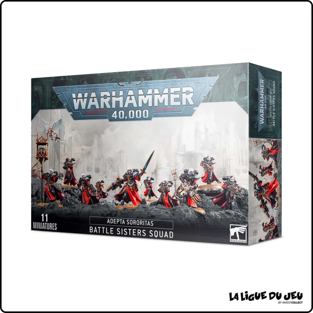 Warhammer 40,000 - Adepta Sororitas - Escouade de Soeurs de Bataille - 11 Figurines