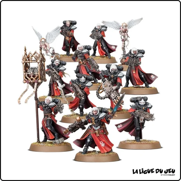 Warhammer 40,000 - Adepta Sororitas - Escouade de Soeurs de Bataille - 11 Figurines