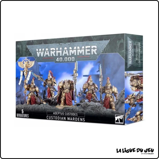 Warhammer 40,000 - Adeptus Custodes - Gardes Custodiens - 5 Figurines