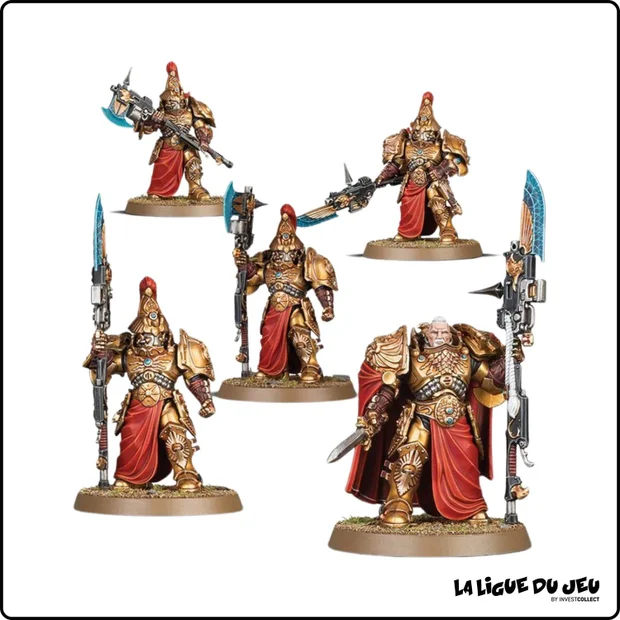 Warhammer 40,000 - Adeptus Custodes - Gardes Custodiens - 5 Figurines