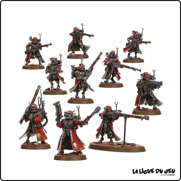 Warhammer 40,000 - Adeptus Mechanicus - Skitarii - 10 Figurines