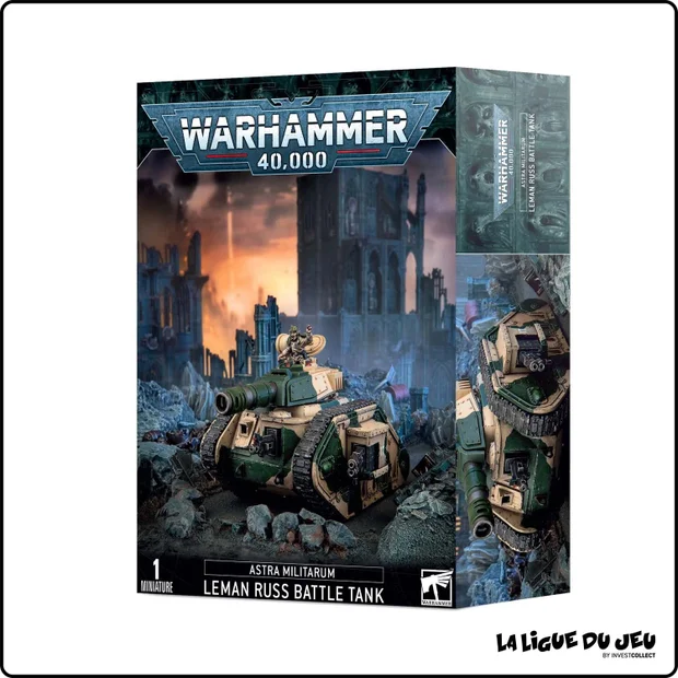 Warhammer 40,000 - Astra Militarum - Char Leman Russ - 1 Figurine
