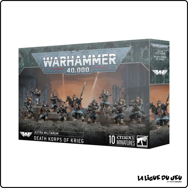 Warhammer 40,000 - Astra Militarum - Death Korps de Krieg - 10 Figurines