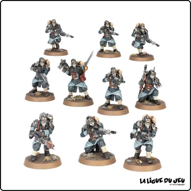 Warhammer 40,000 - Astra Militarum - Death Korps de Krieg - 10 Figurines
