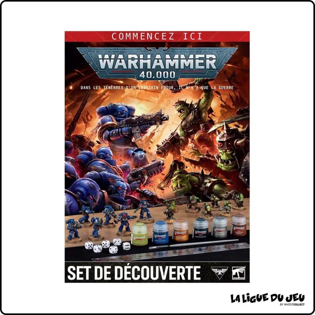 Warhammer 40,000 - Set de Découverte - 12 Figurines - 6 Peintures
