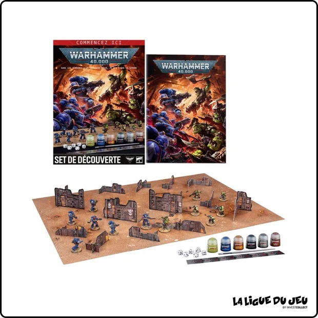 Warhammer 40,000 - Set de Découverte - 12 Figurines - 6 Peintures