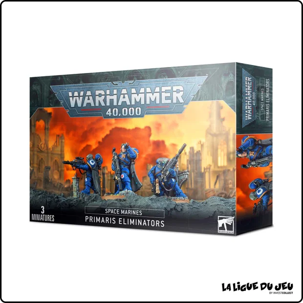 Warhammer 40,000 - Space Marines - Escouade Éliminator - 3 Figurines