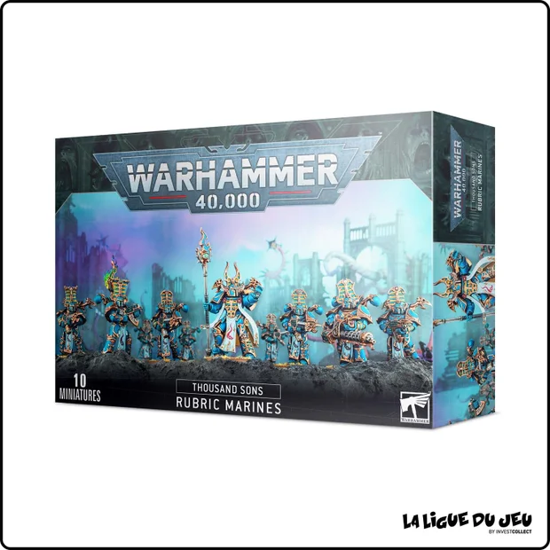 Warhammer 40,000 - Thousand Sons - Marines Rubricae - 10 Figurines