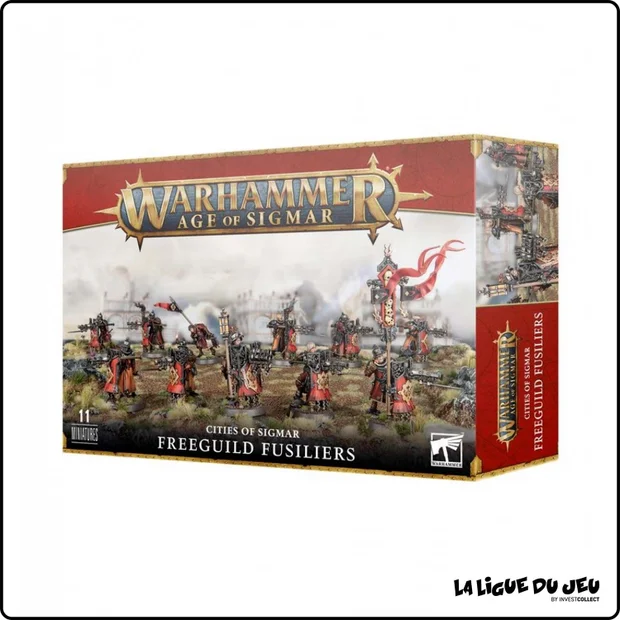 Warhammer Age of Sigmar - Cités de Sigmar - Fusiliers des Guildes Franches - 11 Figurines