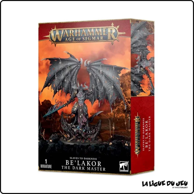 Warhammer Age of Sigmar - Esclave des Ténèbres - Be'Lakor, Le Maître des Ténèbres - 1 Figurine