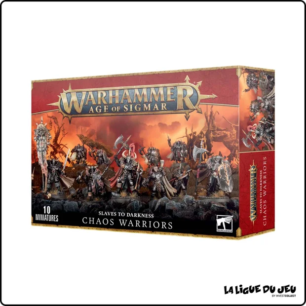 Warhammer Age of Sigmar - Esclave des Ténèbres - Guerriers du Chaos - 10 Figurines