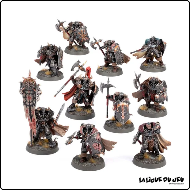 Warhammer Age of Sigmar - Esclave des Ténèbres - Guerriers du Chaos - 10 Figurines