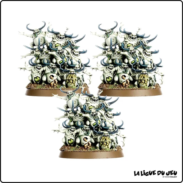 Warhammer Age of Sigmar - Putrescents de Nurgle - Nurglings - 3 Figurines