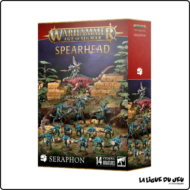 Warhammer Age of Sigmar - Séraphon - Fer de Lance : Ost d'Écailles des Étoiles - 14 Figurines